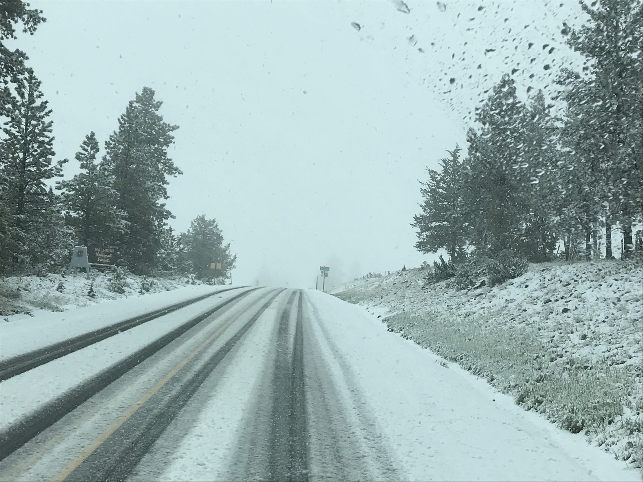 Snowy road